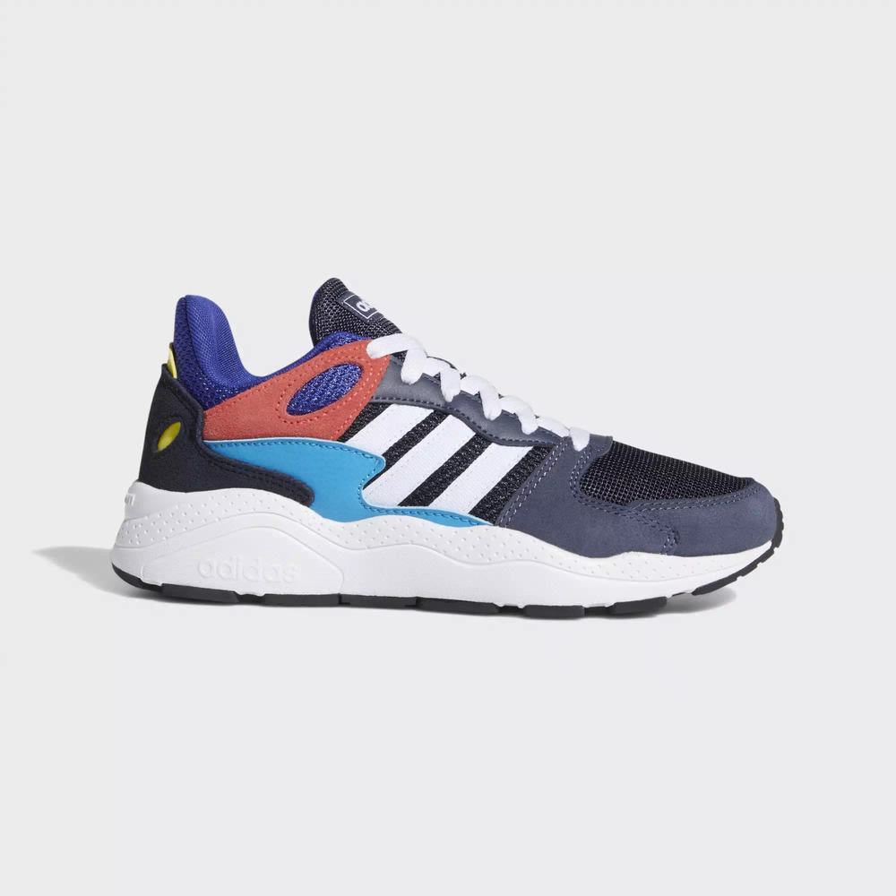 Adidas Crazychaos Tenis Para Correr Azules Para Niño (MX-21568)